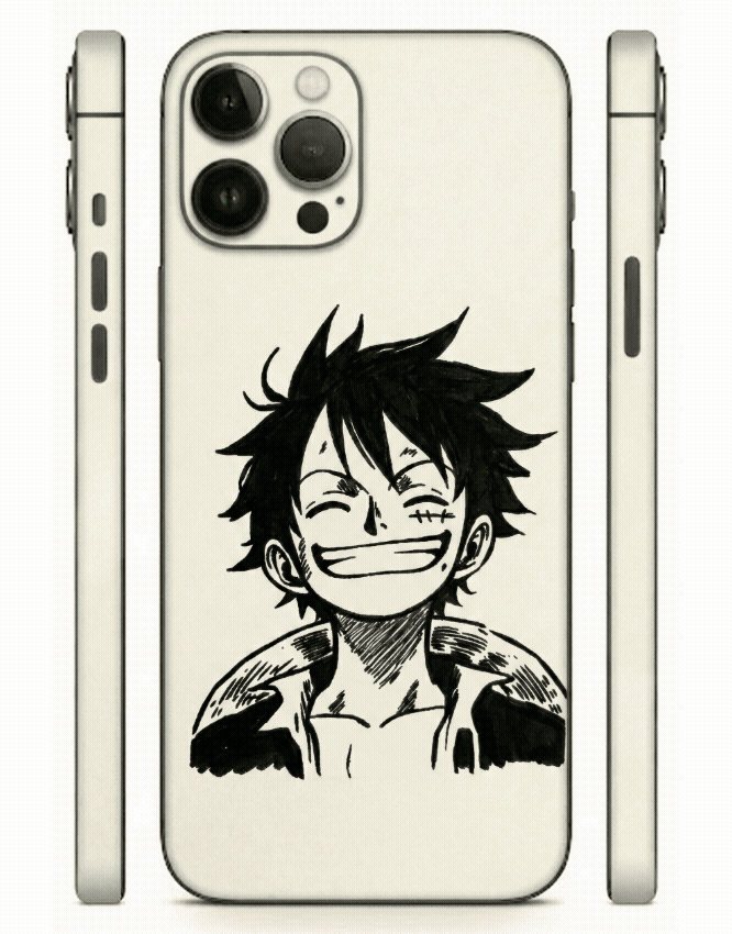 Monkey_D_Luffy_One_Piece_Anime_Sketch_Classic_Neon_Skin