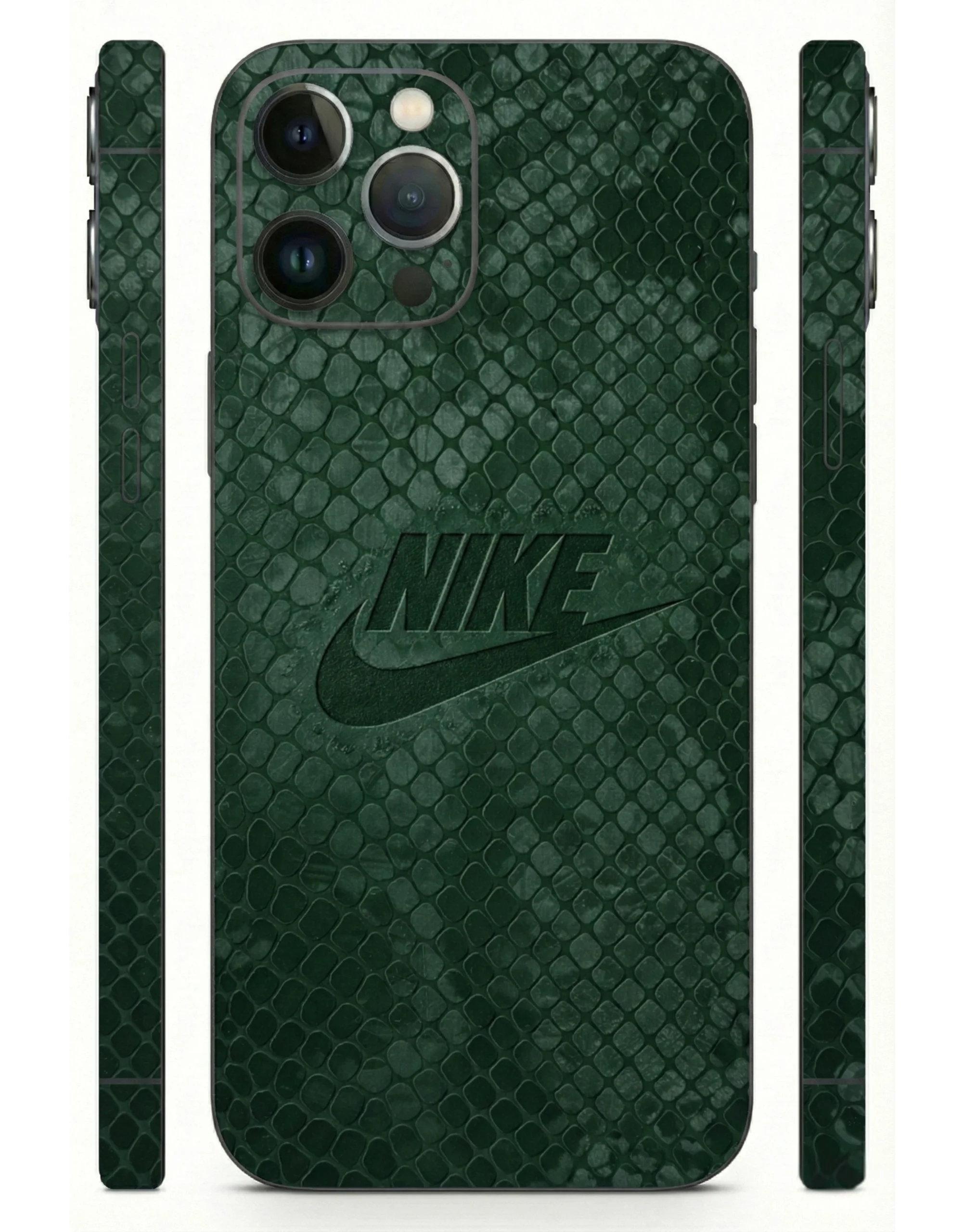 Dark_Green_Nike_Embossed_Snakeskin_Leather_Mobile_Skin
