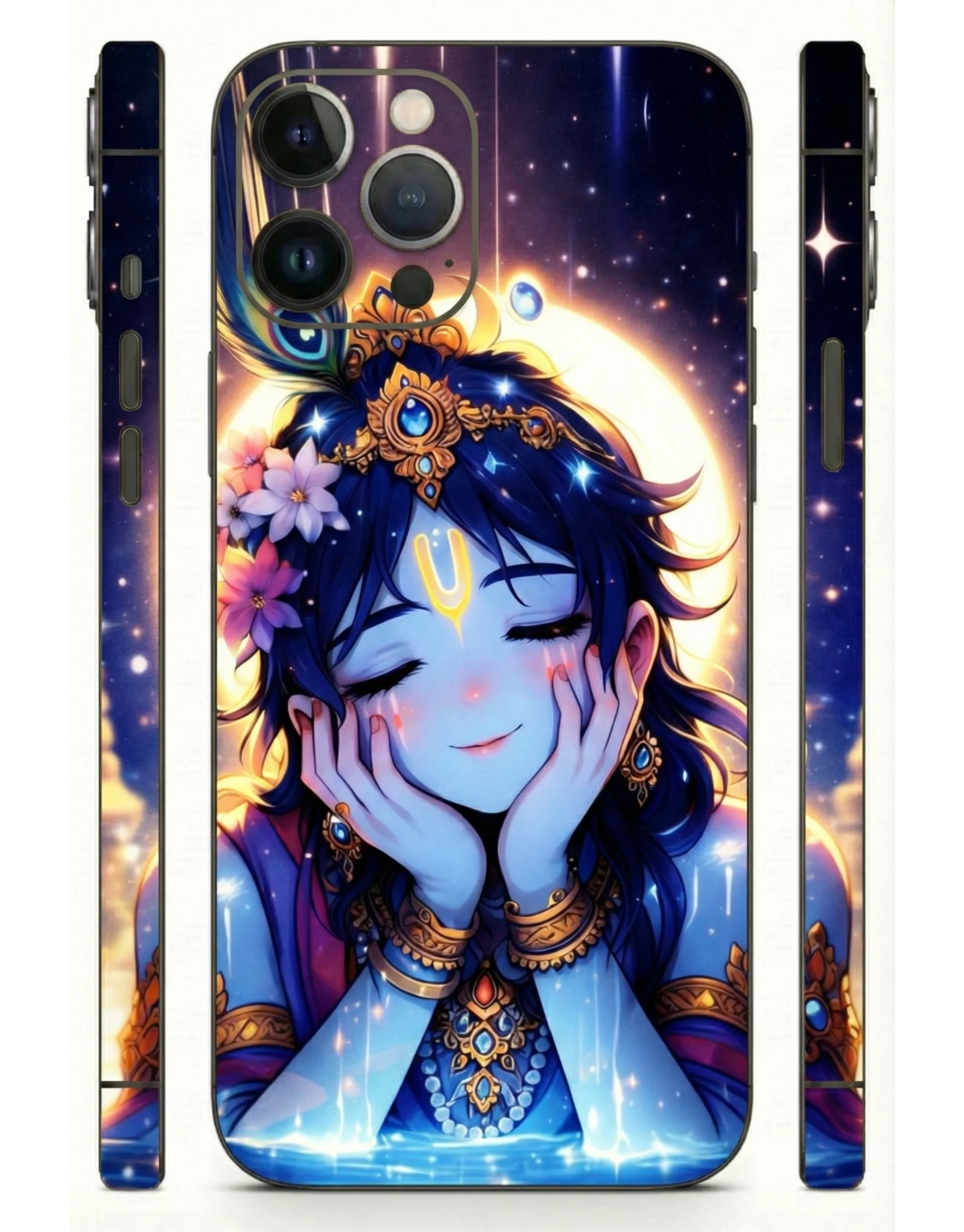 Divine_Krishna_Moonlight_Portrait_Classic_Mobile_Skin