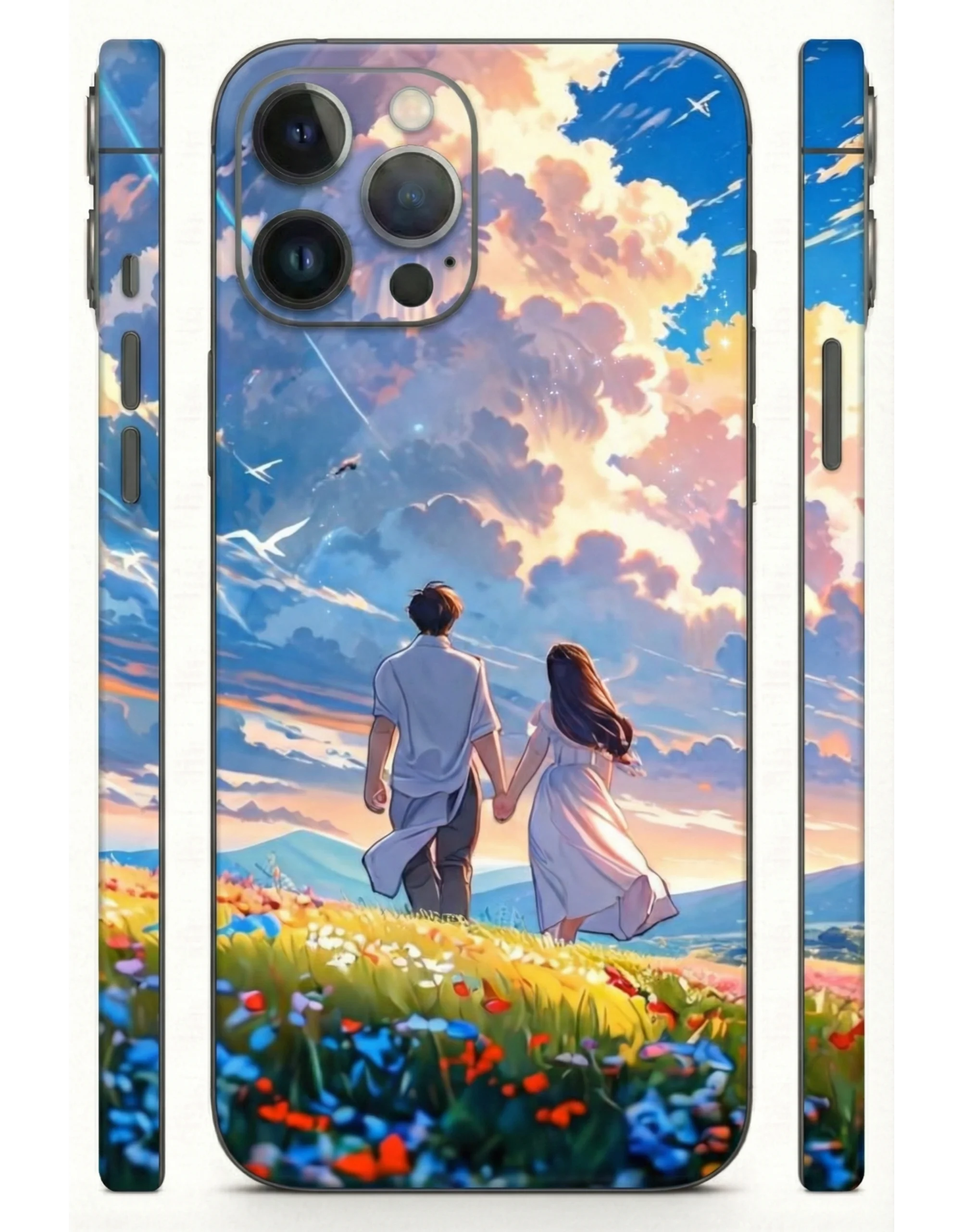 Dreamy_Couple_Sky_Walk_3D_Sparkel_Mobile_Skin