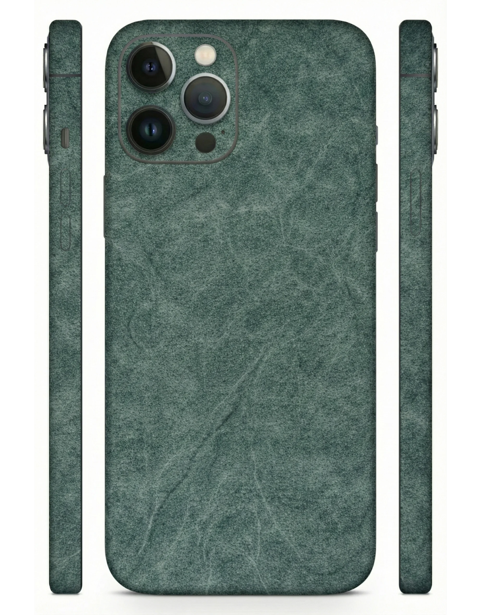 Green_Suede_Leather_Mobile_Skin