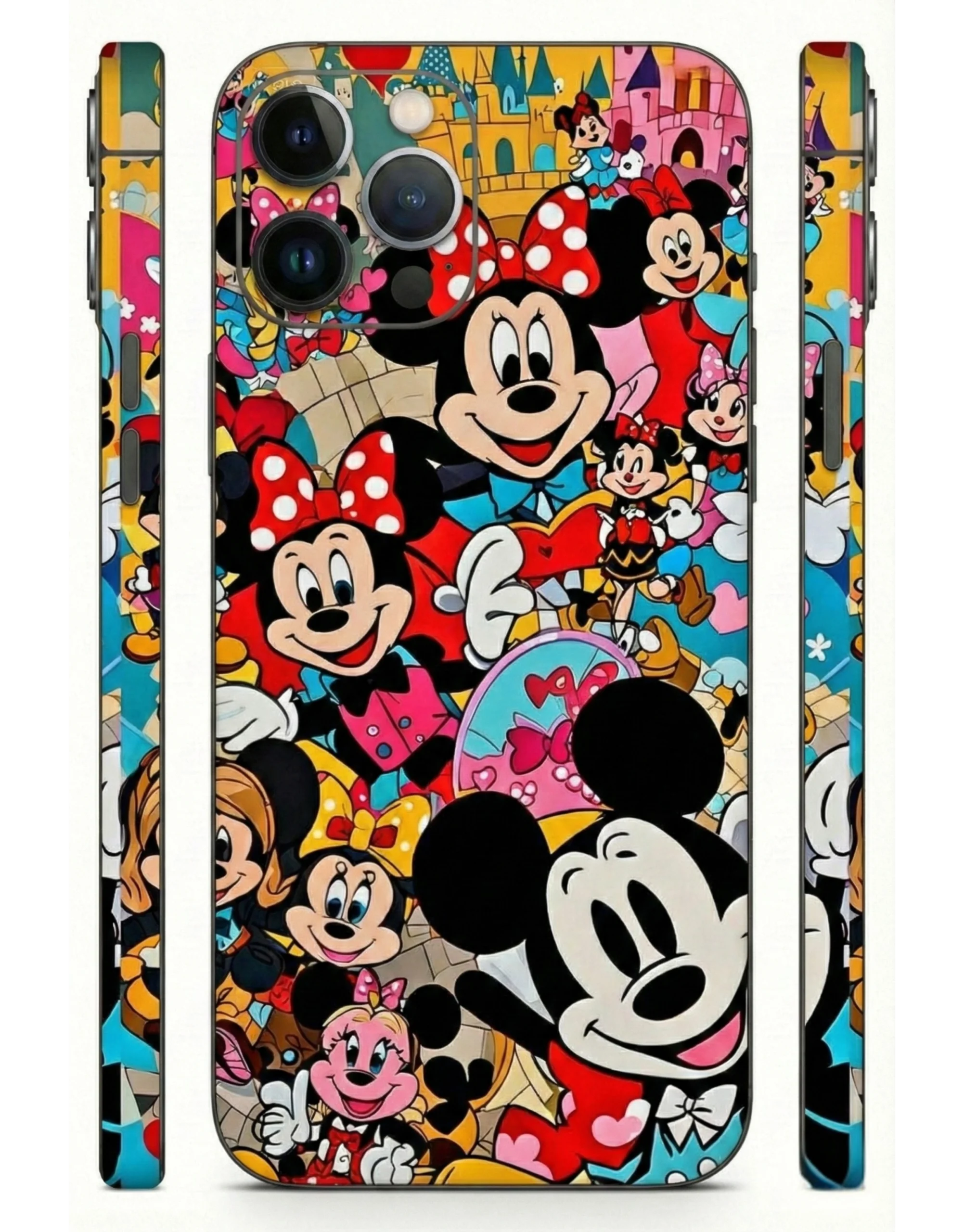 Mickey_Mouse_Cartoon_Collage_3D_Mobile_Skin