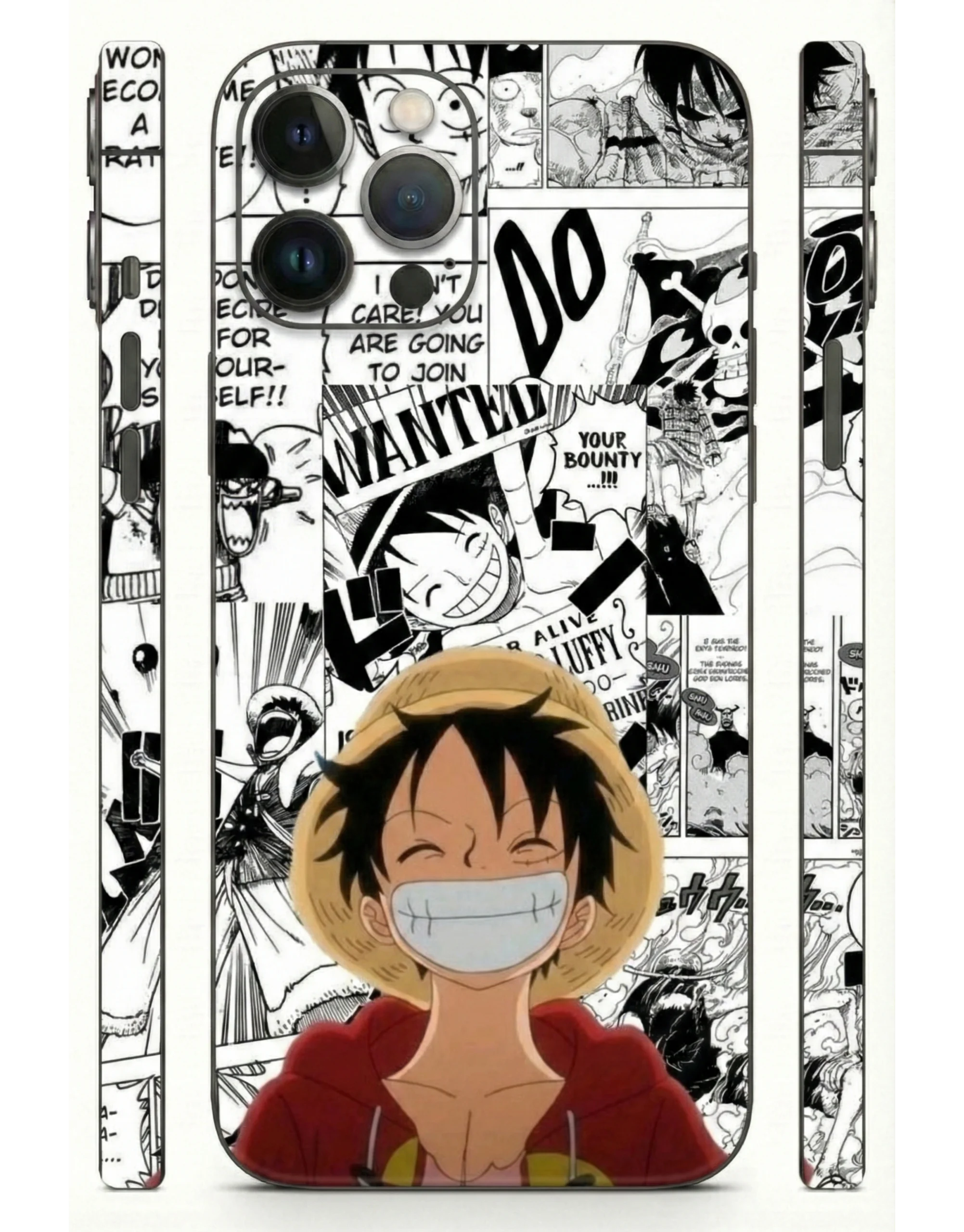 Monkey_D_Luffy_Manga_Collage_3D_Mobile_Skin