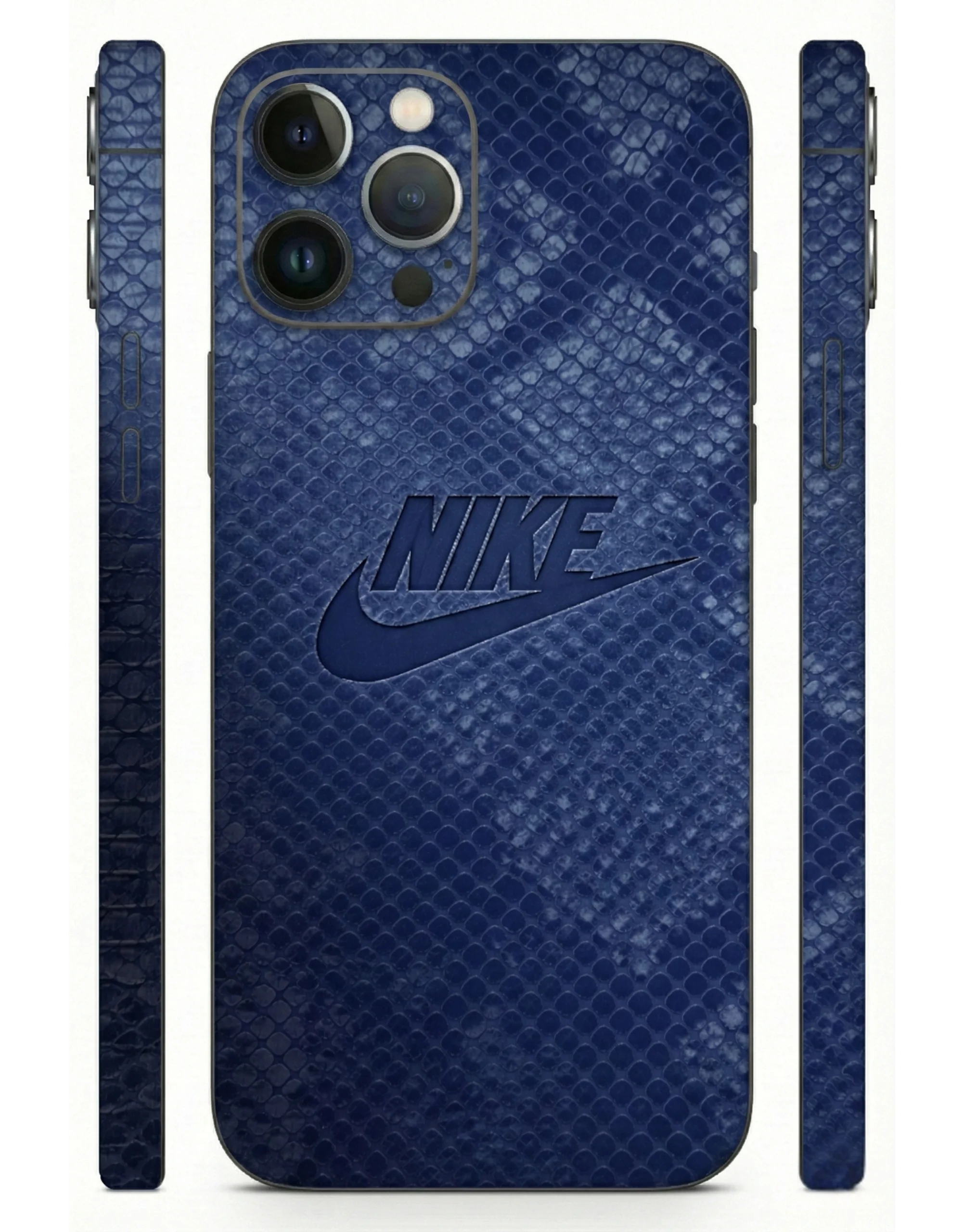 Navy_Blue_Nike_Embossed_Snakeskin_Leather_Mobile_Skin