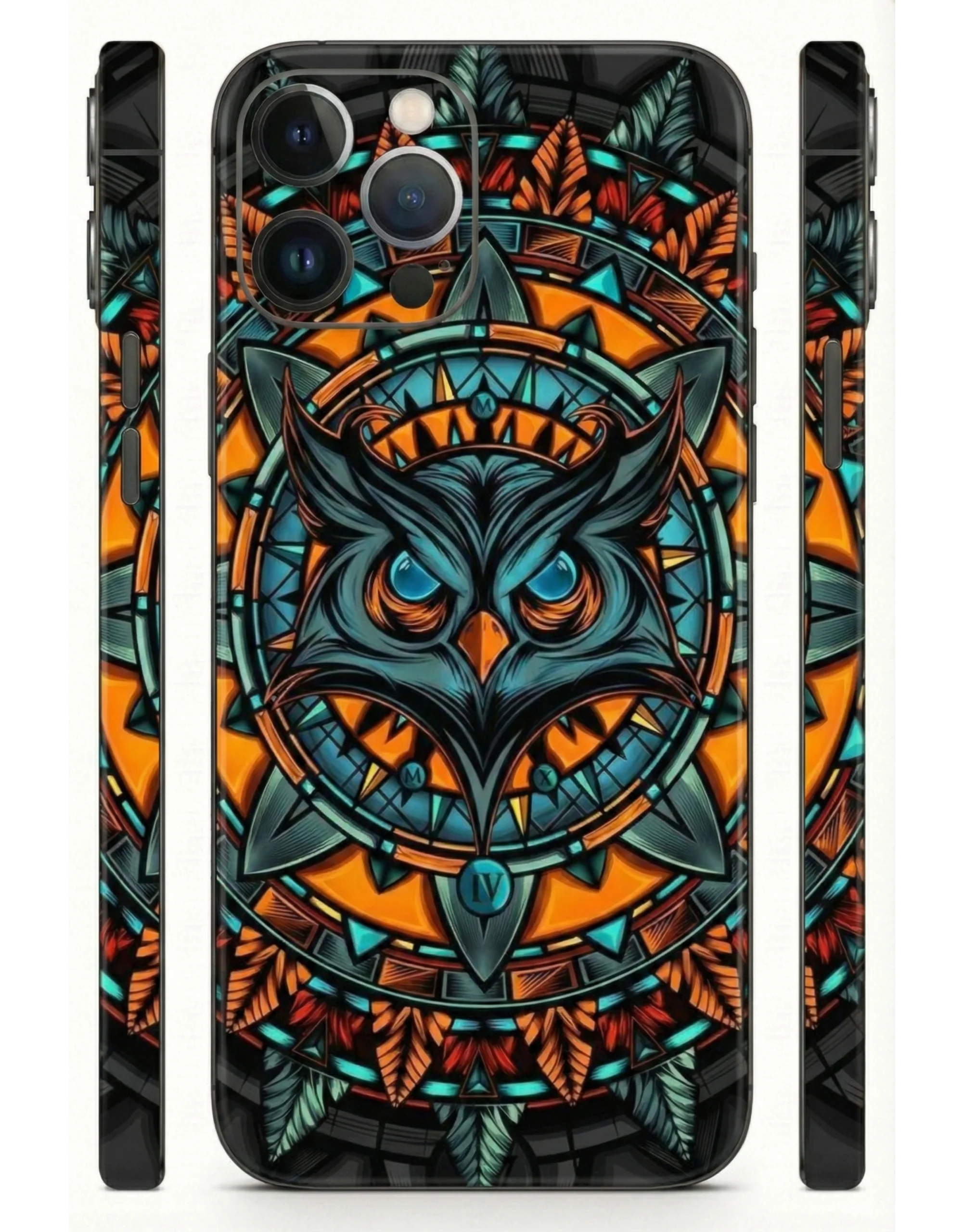 Owl_Mandala_Guardian_3D_Mobile_Skin