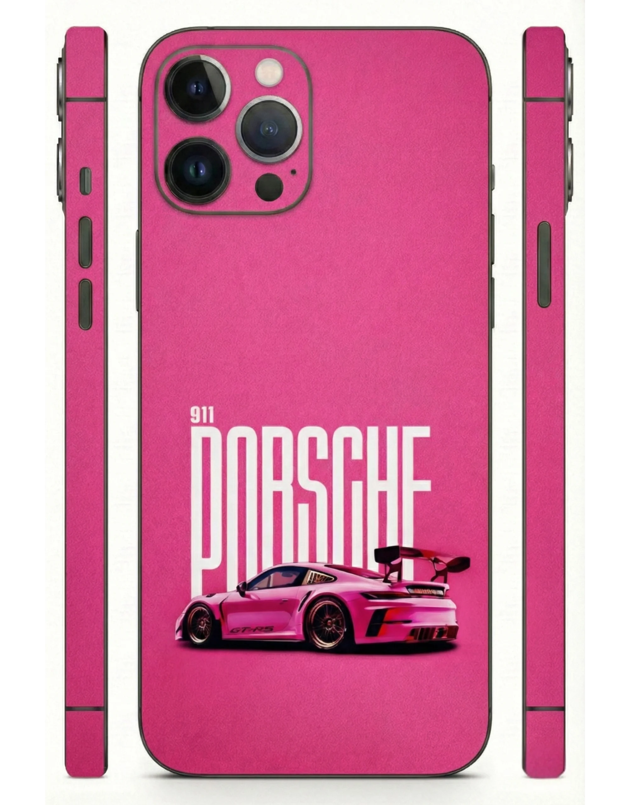 Porsche 911 Pink Classic Mobile Skin