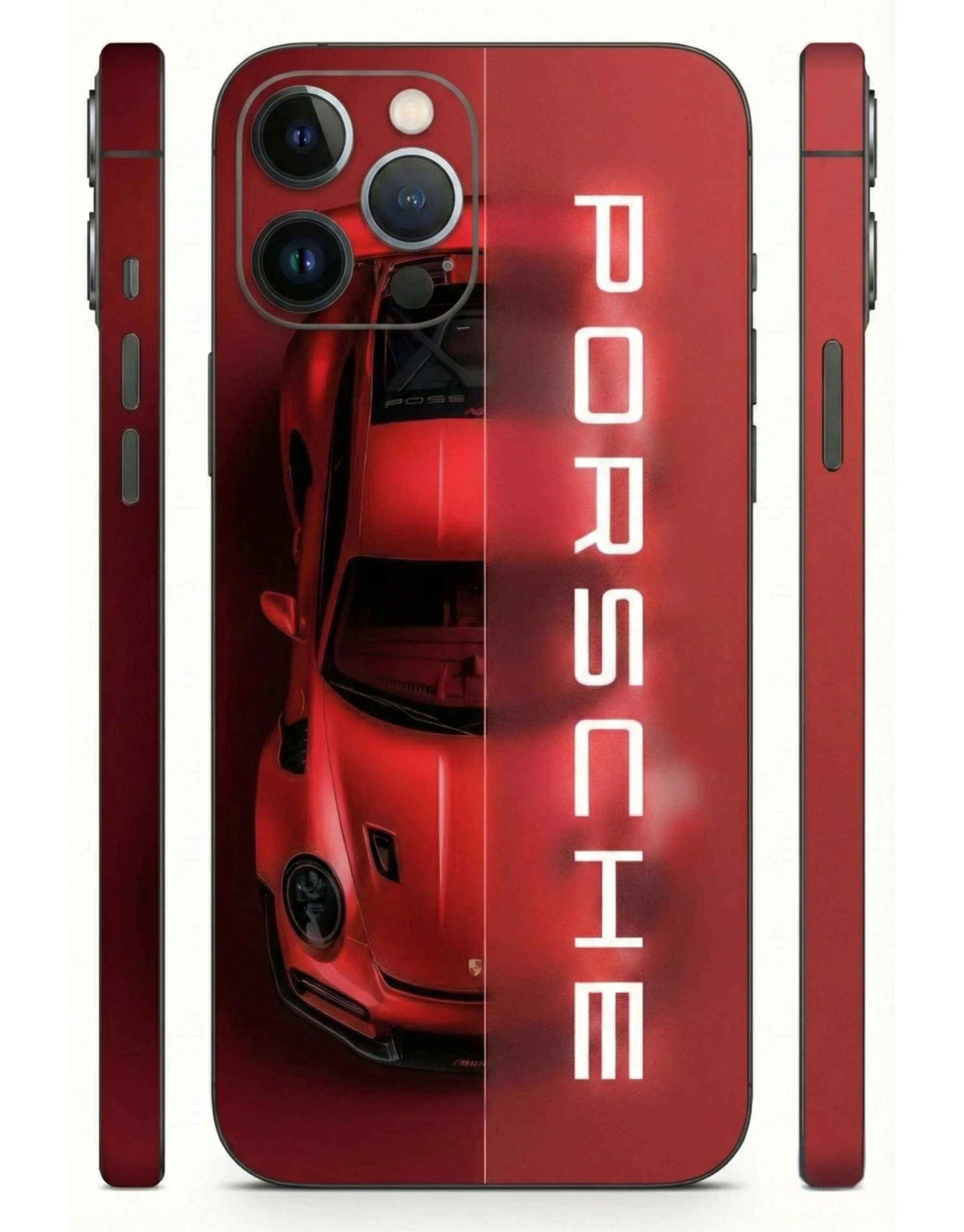 Porsche_Red_Edition_3D_Mobile_Skin