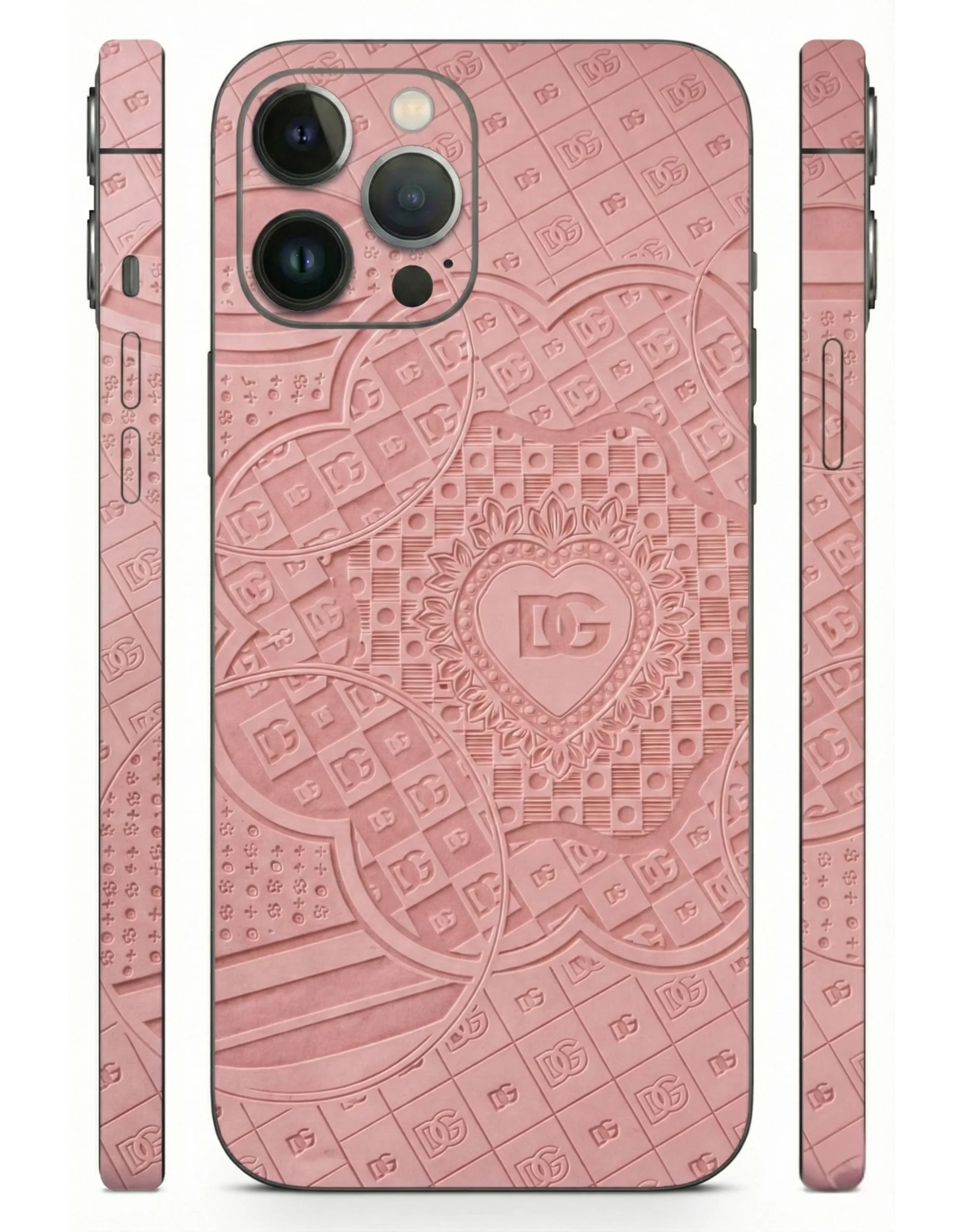 Rose_Pink_Embossed_Designer_Leather_Mobile_Skin