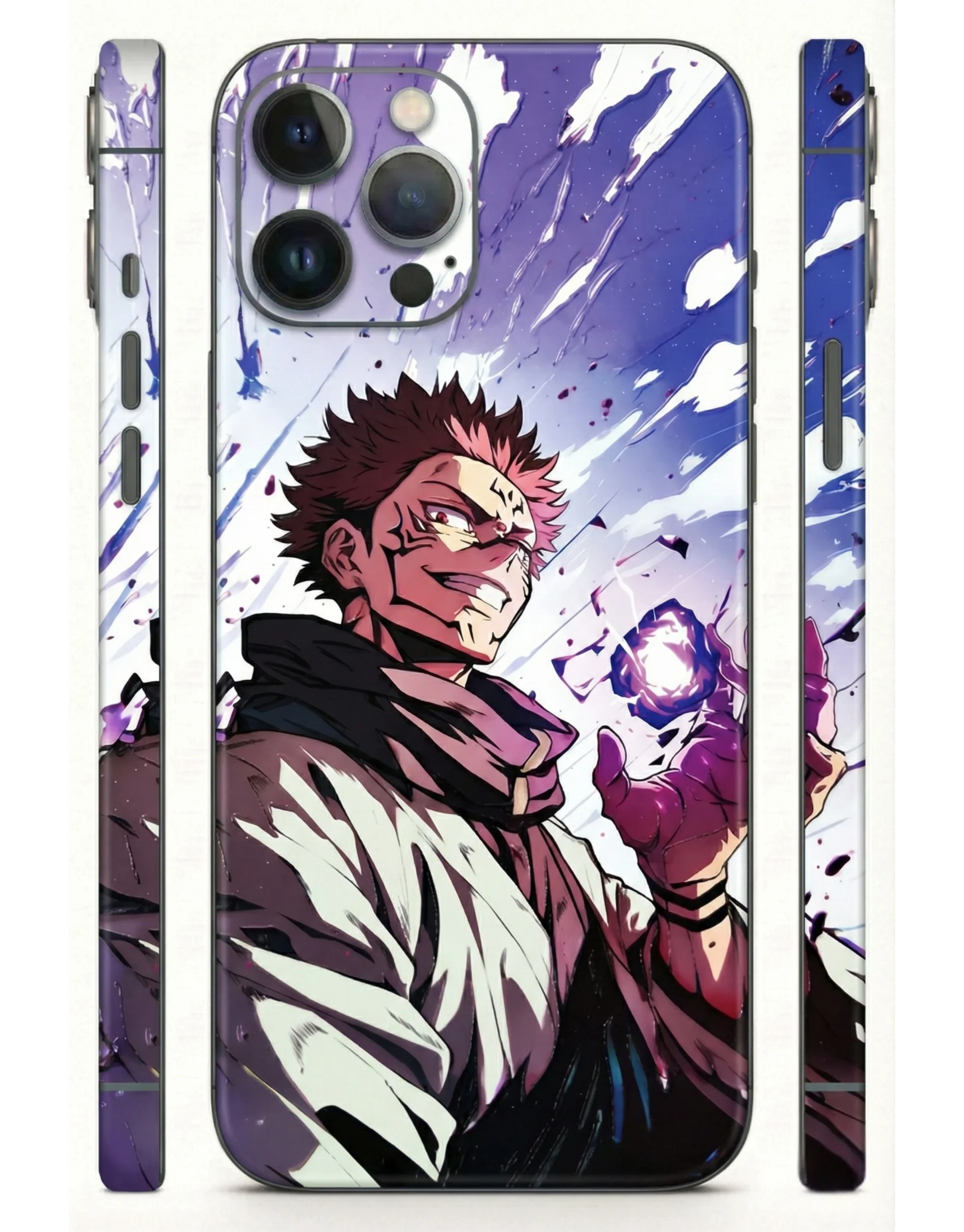 Sukuna_Anime_Art_3D_Sparkel_Mobile_Skin