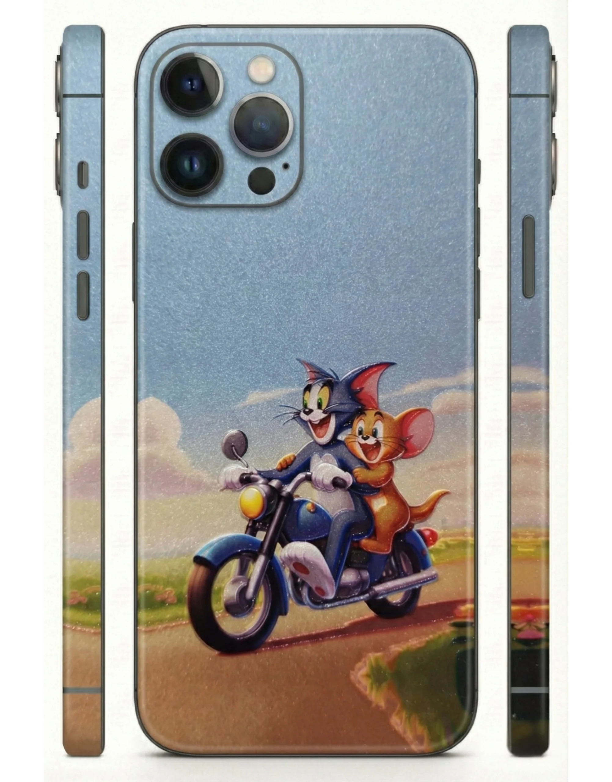 Tom_And_Jerry_Bike_Ride_3D_Sparkel_Mobile_Skin