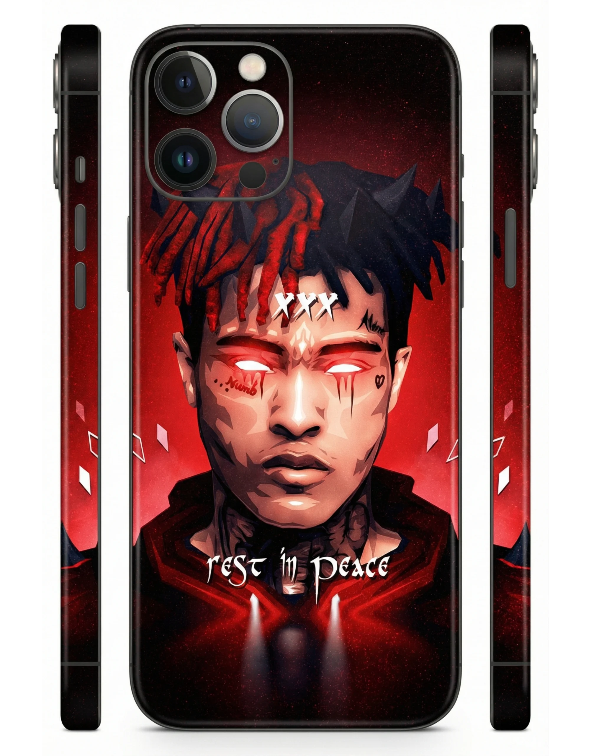 XXXTENTACION_Rest_In_Peace_Art_Sparkle_Mobile_Skin